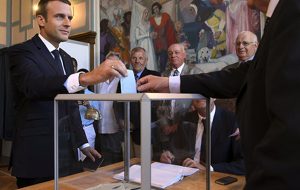 متحدان ماکرون اکثریت مطلق کرسیهای پارلمان فرانسه را کسب کردند متحدان ماکرون اکثریت مطلق کرسیهای پارلمان فرانسه را کسب کردند